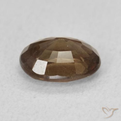 Grenat Couleur Changeant Marron foncé naturelle ovale, 1.16 ct, VS