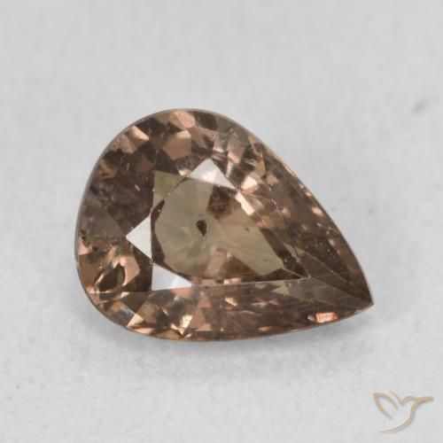 Grenat Couleur Changeant Marron foncé naturelle En forme de poire, 1.08 ct, VS