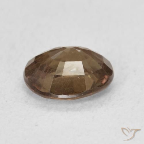 Grenat Couleur Changeant Marron foncé naturelle ovale, 1.01 ct, VS