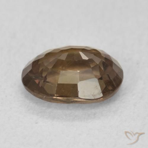 Grenat Couleur Changeant Marron foncé naturelle ovale, 1.26 ct, VS