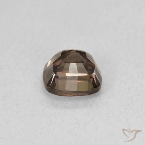 Grenat Couleur Changeant Brun léger moyen naturelle Coussin, 1.03 ct, VVS