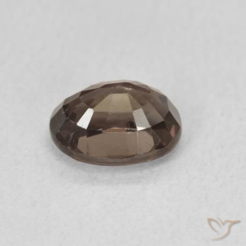 Grenat Couleur Changeant Brun léger moyen naturelle Coupe ovale, 1.38 ct, VVS
