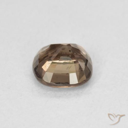 Grenat Couleur Changeant Brun léger moyen naturelle Coussin, 0.93 ct, VS