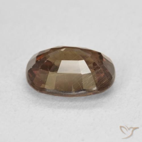Grenat Couleur Changeant Brun pain d'épices naturelle Coussin, 1.62 ct, VS