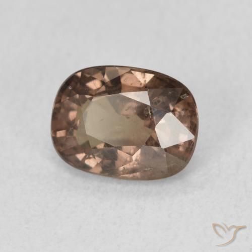 Grenat Couleur Changeant Marron chaud naturelle Coussin, 1.21 ct, VS