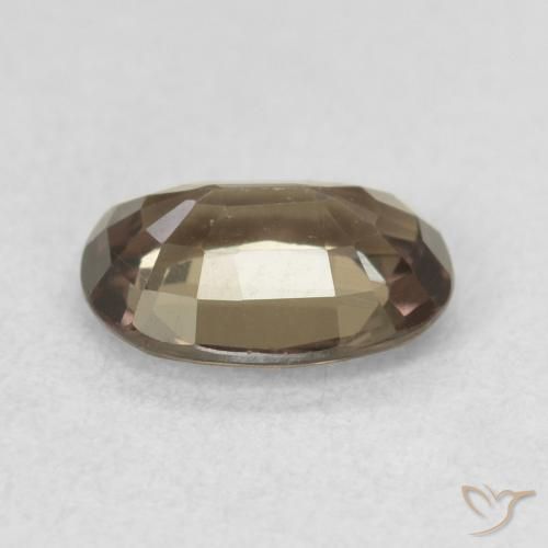 Grenat Couleur Changeant Brun léger moyen naturelle ovale, 1.07 ct, VVS-VS