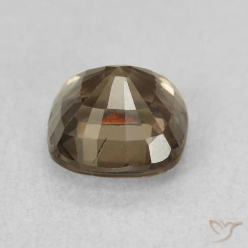 Grenat Couleur Changeant Brun léger moyen naturelle Coussin, 1.13 ct, VVS-VS
