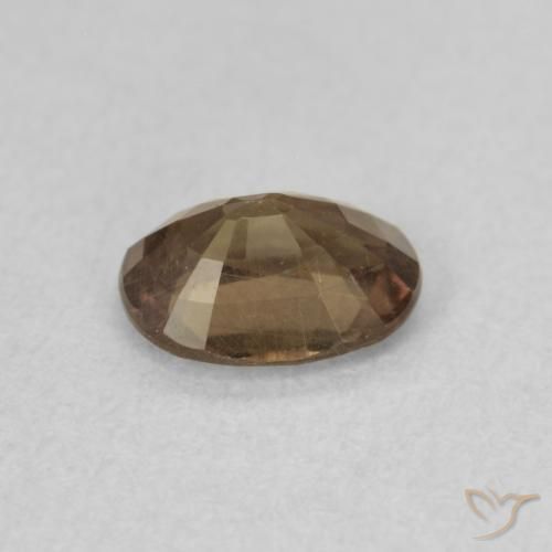 Grenat Couleur Changeant Brun léger moyen naturelle ovale, 0.93 ct, VS