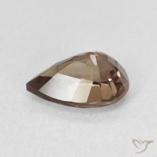 Grenat Couleur Changeant Marron foncé naturelle En forme de poire, 1.27 ct, VS