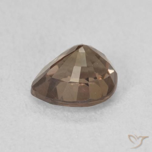 Grenat Couleur Changeant Marron foncé naturelle En forme de poire, 0.97 ct, VS