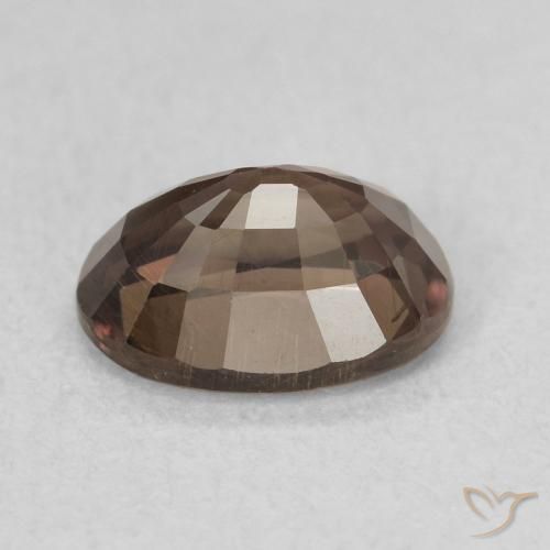 Grenat Couleur Changeant Marron foncé naturelle ovale, 1.34 ct, VS