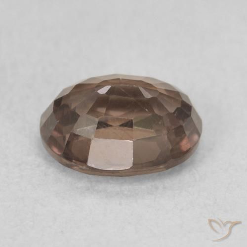 Grenat Couleur Changeant Marron foncé naturelle ovale, 1.28 ct, VS