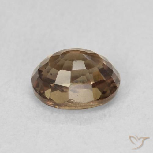Grenat Couleur Changeant Marron foncé naturelle ovale, 0.99 ct, VS