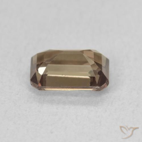 Grenat Couleur Changeant Marron foncé naturelle Octogone / coupe Émeraude, 1.08 ct, VVS-VS