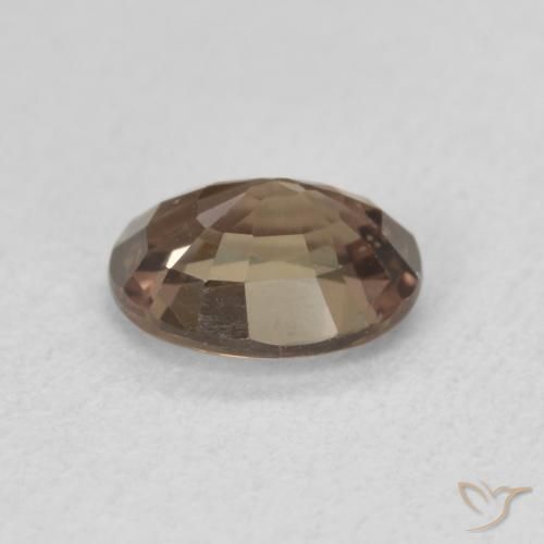 Grenat Couleur Changeant Marron foncé naturelle ovale, 1.13 ct, VVS-VS