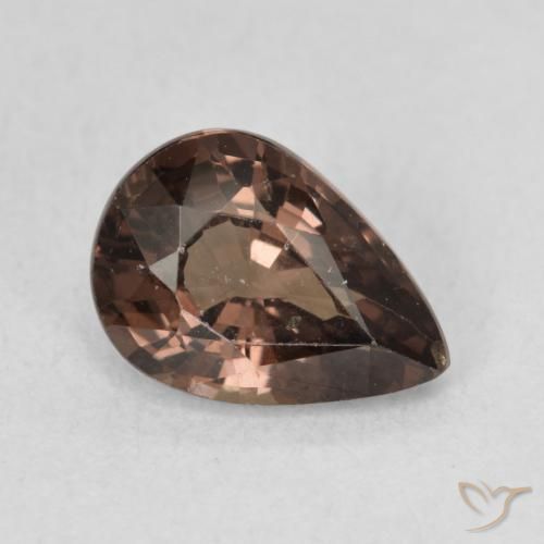 Grenat Couleur Changeant Brun léger moyen naturelle En forme de poire, 1.81 ct, VS