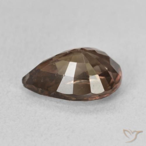 Grenat Couleur Changeant Brun léger moyen naturelle En forme de poire, 1.81 ct, VS