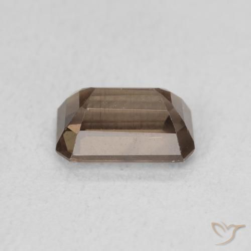 Grenat Couleur Changeant Brun léger moyen naturelle Octogone / coupe Émeraude, 1.24 ct, VVS-VS