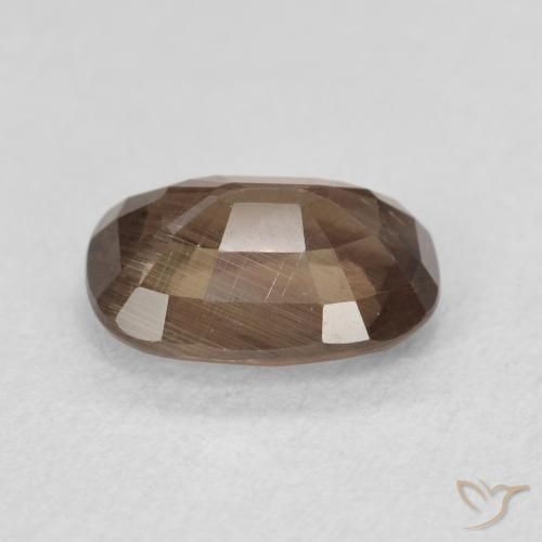 Grenat Couleur Changeant Marron foncé naturelle Coussin, 1.50 ct, VS