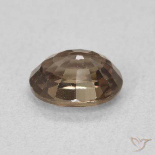 Grenat Couleur Changeant Marron foncé naturelle ovale, 0.80 ct, VVS