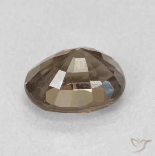 Grenat Couleur Changeant Marron foncé naturelle ovale, 1.05 ct, VVS