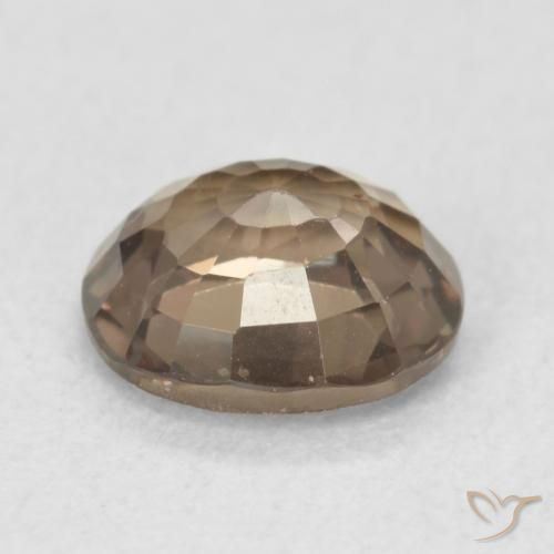 Grenat Couleur Changeant Marron foncé naturelle ovale, 1.16 ct, VVS