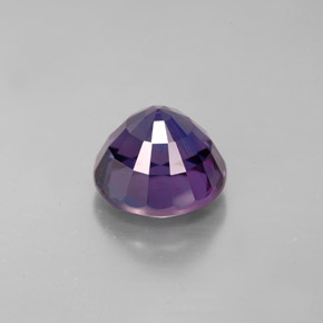 Saphir à changement de couleur multicolore naturelle coupe roude, 4,60 ct, VS