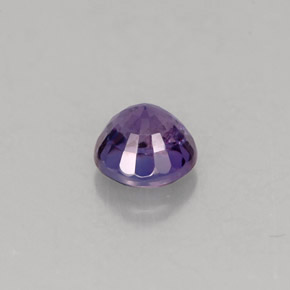 Saphir à changement de couleur multicolore naturelle coupe roude, 0,77 ct, VS