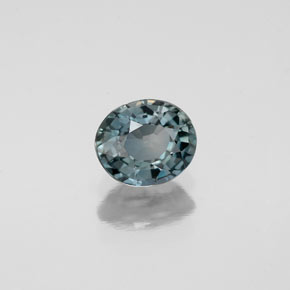 Saphir à changement de couleur multicolore naturelle coupe ovale, 0,89 ct, VVS