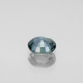 Saphir à changement de couleur multicolore naturelle coupe ovale, 0,71 ct, VS