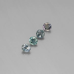 Achetez naturel ct multicolore saphir à changement de couleur gems, coupe roude, en provenance madagascar chez gemselect. en stock, livraison internationale!