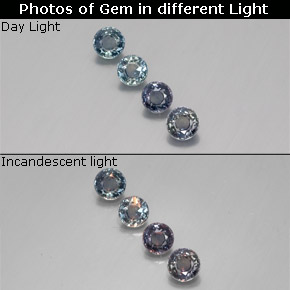 Achetez naturel ct multicolore saphir à changement de couleur gems, coupe roude, en provenance madagascar chez gemselect. en stock, livraison internationale!