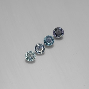 Achetez naturel ct multicolore saphir à changement de couleur gems, coupe roude, en provenance madagascar chez gemselect. en stock, livraison internationale!