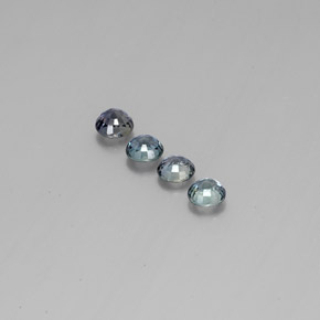 Achetez naturel ct multicolore saphir à changement de couleur gems, coupe roude, en provenance madagascar chez gemselect. en stock, livraison internationale!