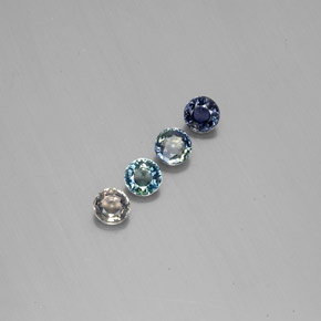 Achetez naturel ct multicolore saphir à changement de couleur gems, coupe roude, en provenance madagascar chez gemselect. en stock, livraison internationale!