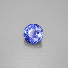 Saphir à changement de couleur multicolore naturelle coupe roude, 2,84 ct, VS