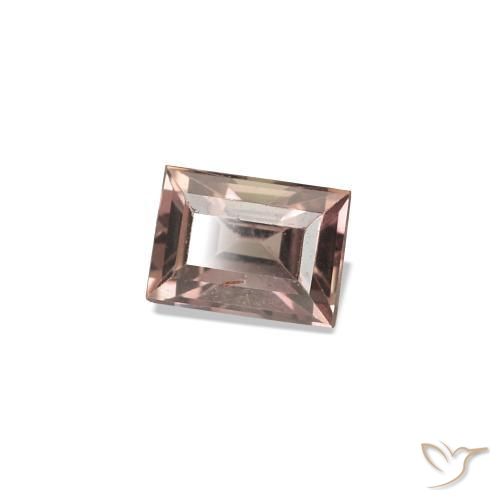 Saphir couleur-Changeant Brun léger moyen naturelle Baquette, 0.30 ct, VVS