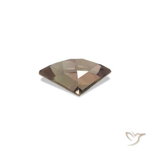 Saphir couleur-Changeant Brun léger moyen naturelle Forme fantaisie, 0.21 ct, VVS