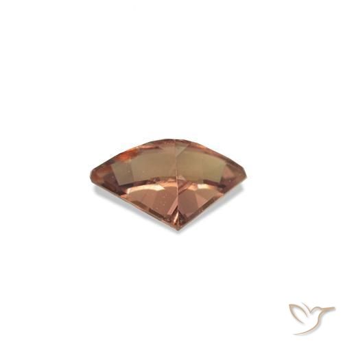 Saphir couleur-Changeant Brun léger moyen naturelle Forme fantaisie, 0.26 ct, VVS