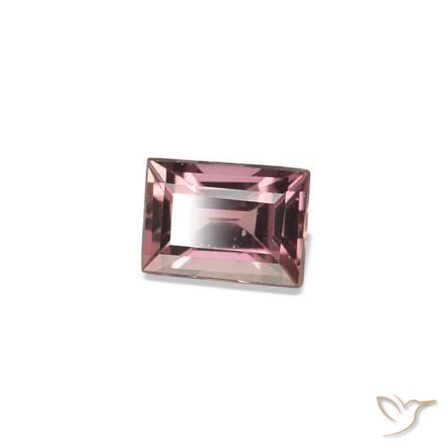 Saphir couleur-Changeant Brun pécan naturelle Baquette, 0.14 ct, VVS