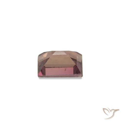 Saphir couleur-Changeant Brun pécan naturelle Baquette, 0.14 ct, VVS