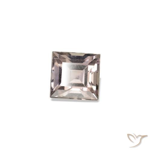 Saphir couleur-Changeant Warm Reddish Grey naturelle Carré, 0.16 ct, VVS