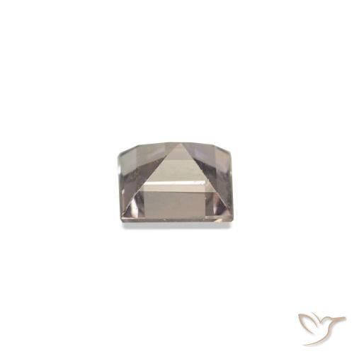 Saphir couleur-Changeant Warm Reddish Grey naturelle Carré, 0.16 ct, VVS