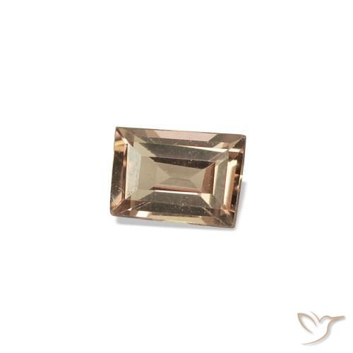 Saphir couleur-Changeant Brun doré léger naturelle Baquette, 0.11 ct, VS