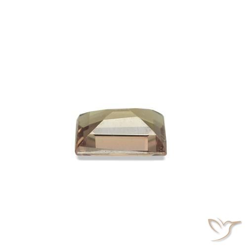 Saphir couleur-Changeant Brun doré léger naturelle Baquette, 0.11 ct, VS