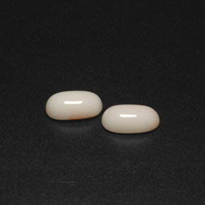 Achetez naturel ct blanc corail gems, coupe ovale, en provenance australie chez gemselect. en stock, livraison internationale!