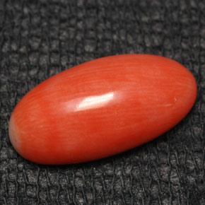 Corail Saumon naturelle Coupe ovale, 2.83 ct, Opaque