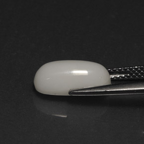 Corail blanc naturelle coupe ovale, 2,73 ct, opaque