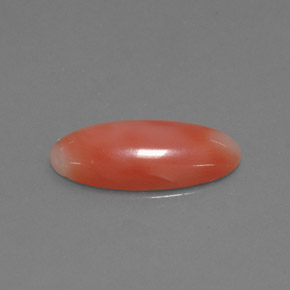 Corail rose naturelle coupe ovale, 2,03 ct, opaque