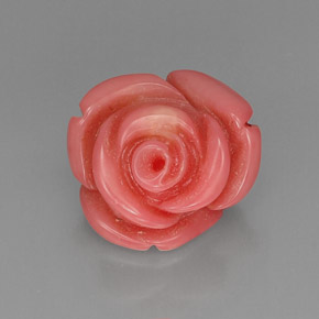 Corail rose naturelle forme fantaisie, 10,17 ct, opaque